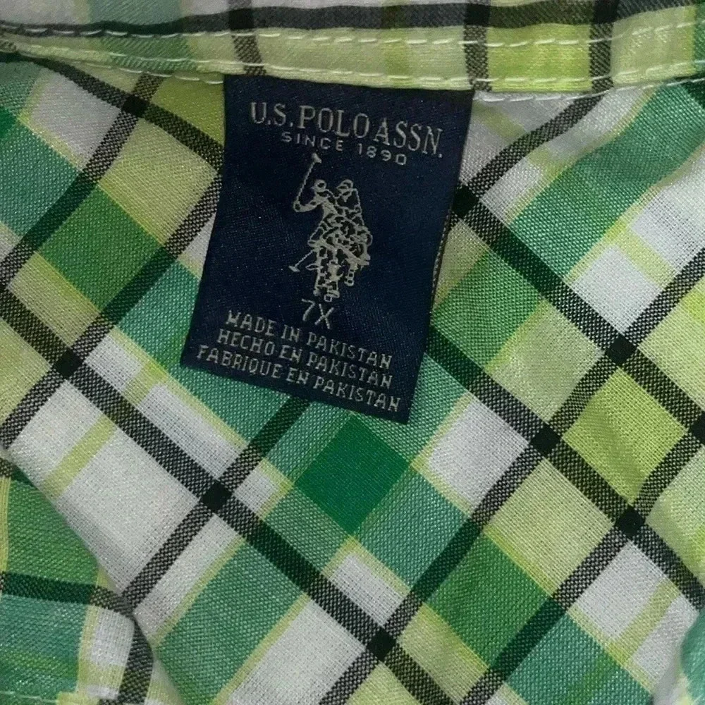 U.S. Polo Assn. boys collared button down shirt - Picture 3 of 4